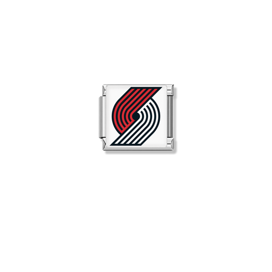 Portland Trail Blazers Logo – silver Italian charm by Italycharm