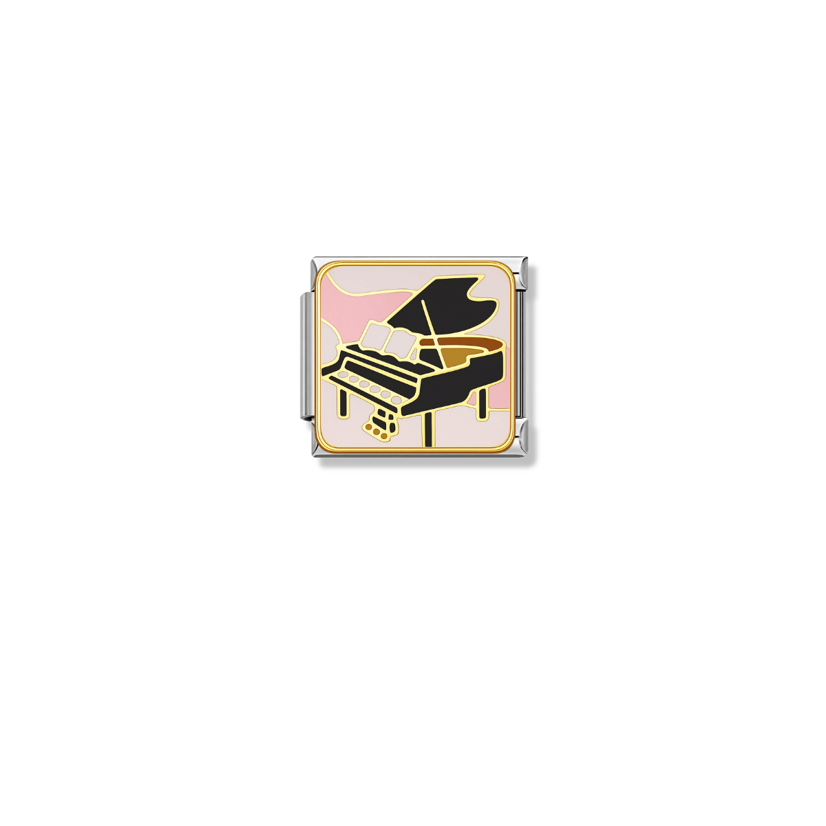 Piano Prelude – silver Italian charm by Italycharm