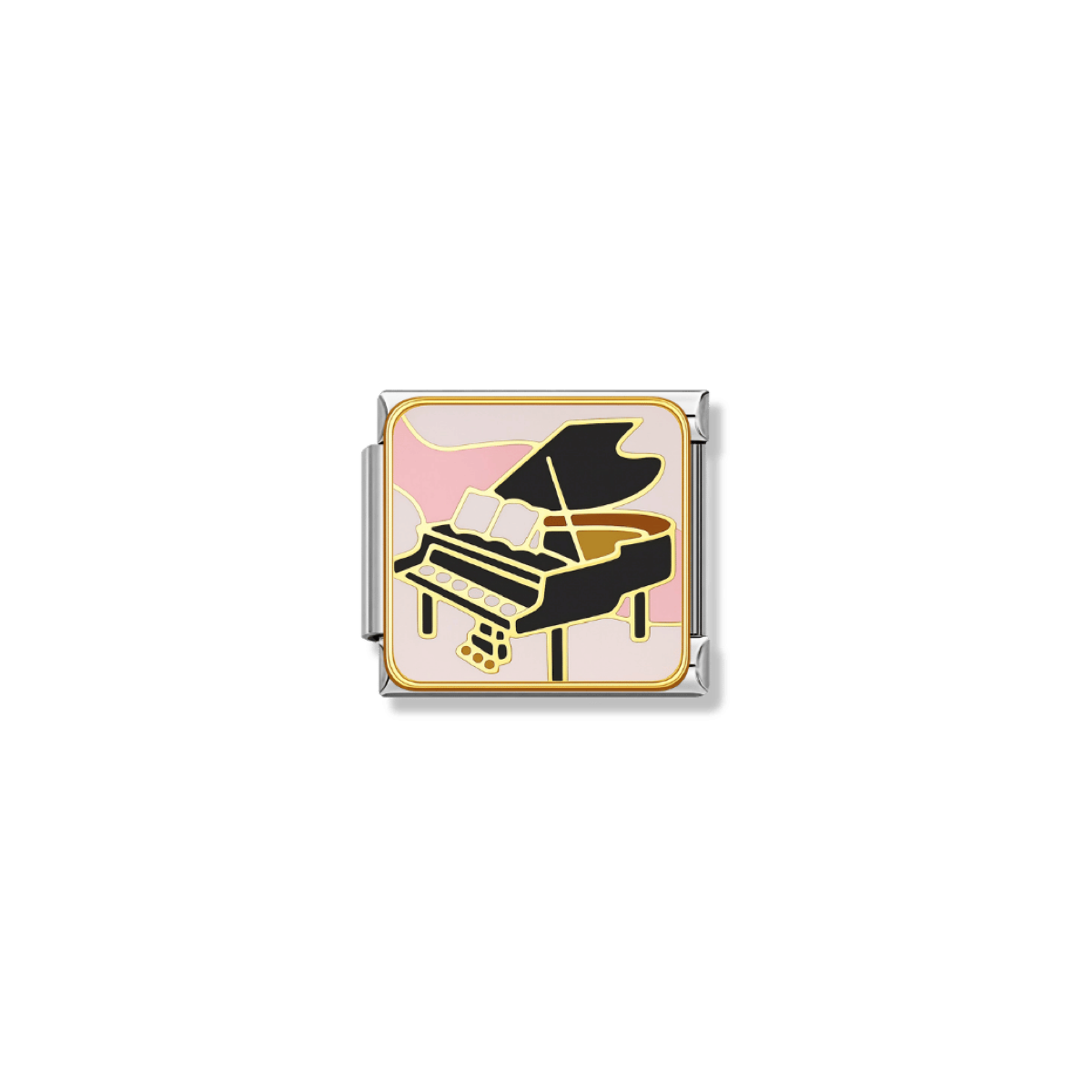 Piano Prelude – silver Italian charm by Italycharm