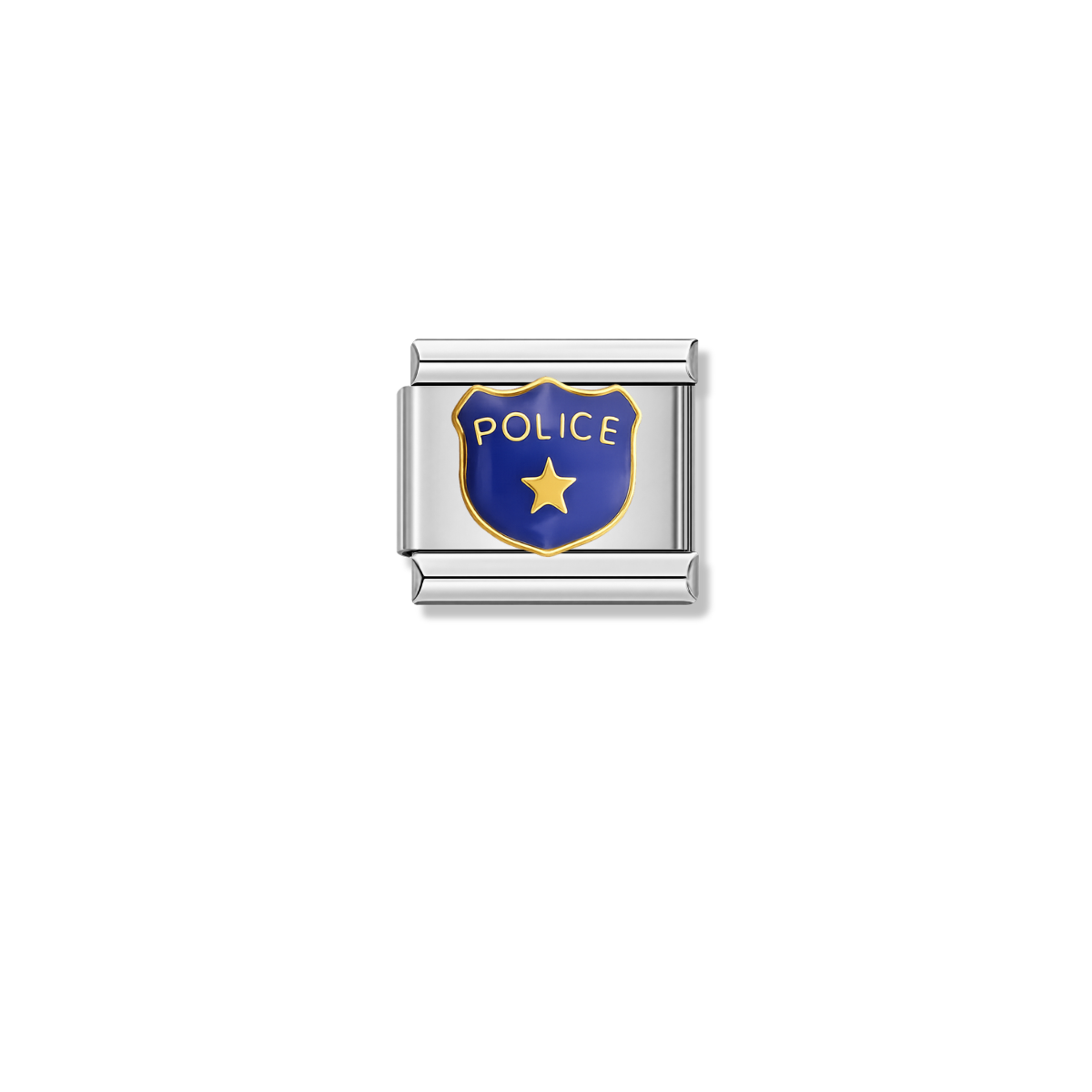 Police – silver Italian charm by Italycharm