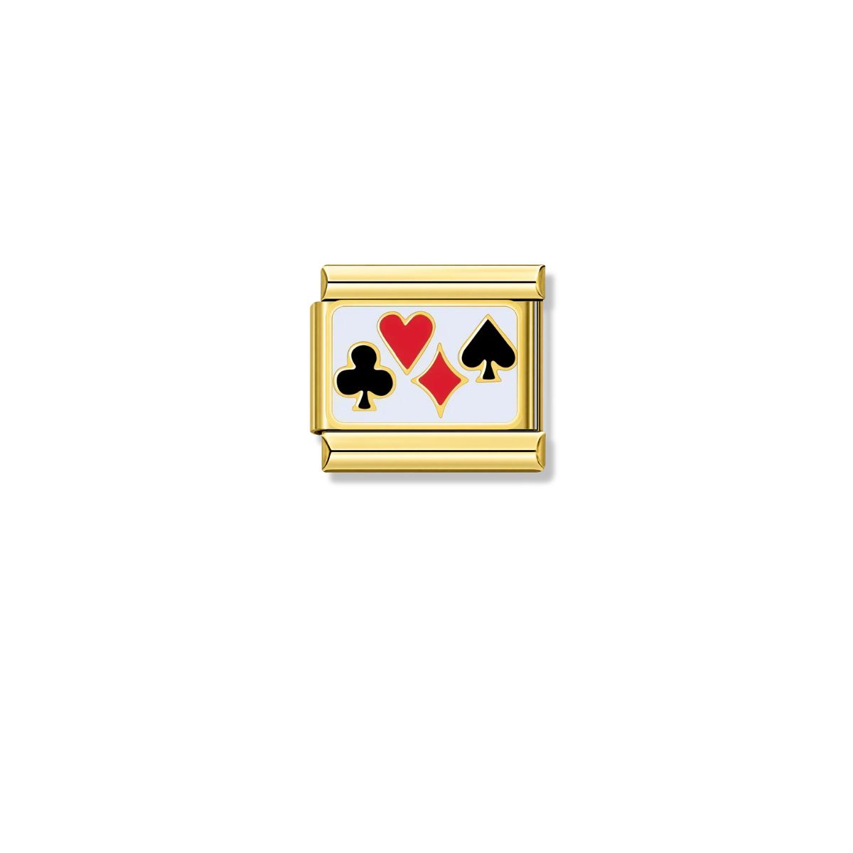 Quartet of Fortune – gold Italian charm by Italycharm