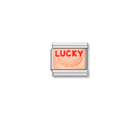 Rose Lucky – silver Italian charm by Italycharm