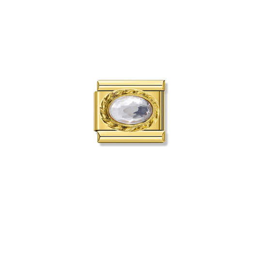 Royal Krystal Resin - Silver & Gold Charm – Italian charm by Italycharm