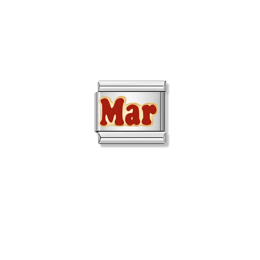 Red Match – silver Italian charm by Italycharm