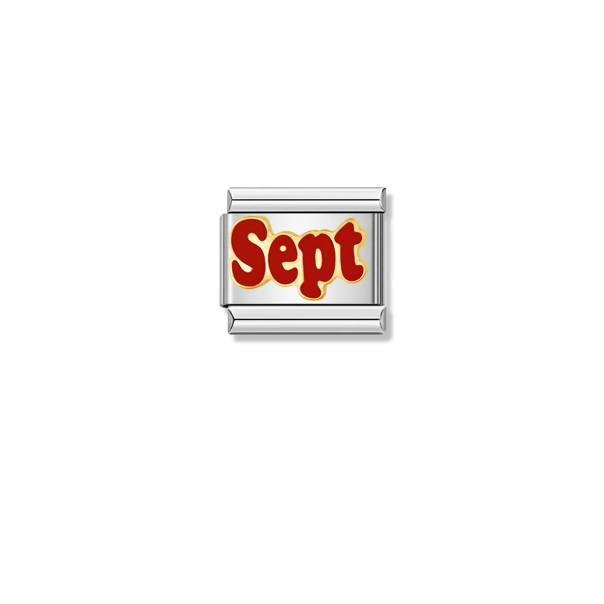 Red September – silver Italian charm by Italycharm