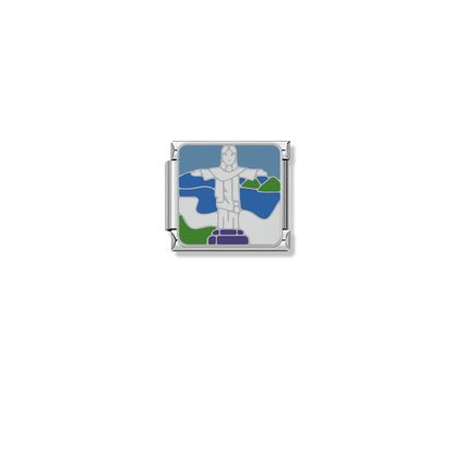 Rio’s Embrace – silver Italian charm by Italycharm