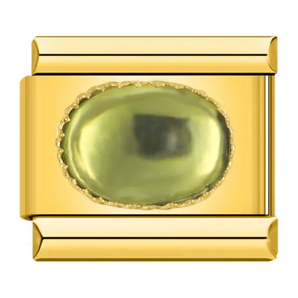 Elegant Olive Resin - Gold Charm - Charmris