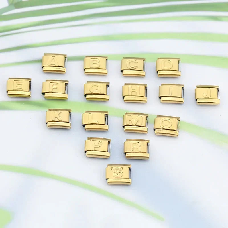 Golden Letter J - Gold Charm - Charmris