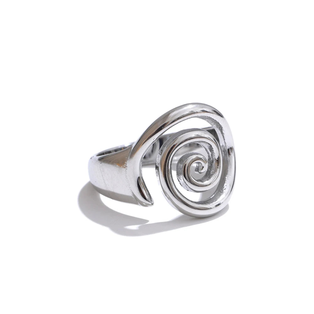 Seashell Spiral Ring