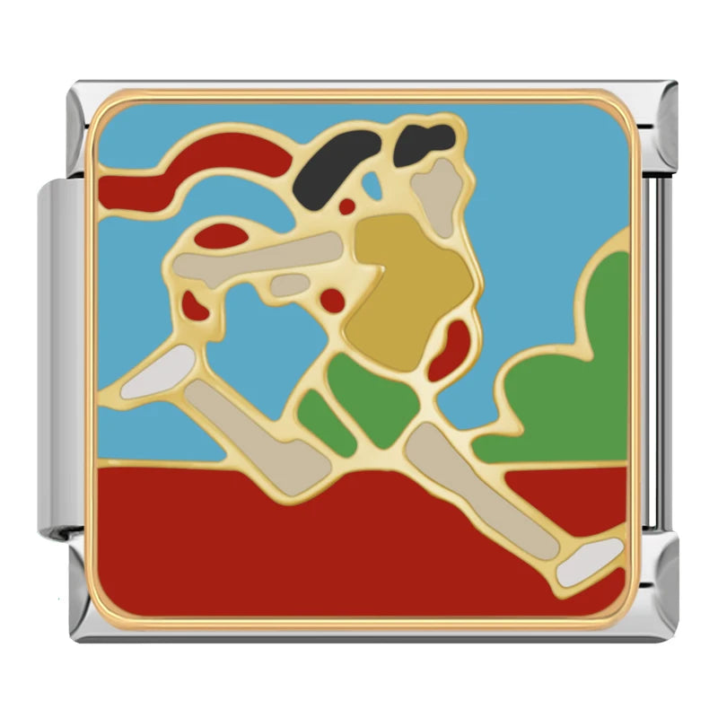 Marathon Runner - Silver Charm - Charmris