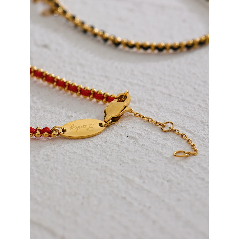 Lucky Red Cord Chain Bracelet