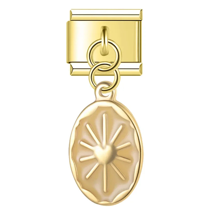 Heart of Aura - Gold Pendant Charm - Charmris