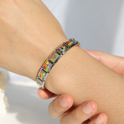 Rainbow Flag - Silver Charm - Charmris