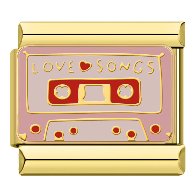Love Songs - Gold Charm - Charmris