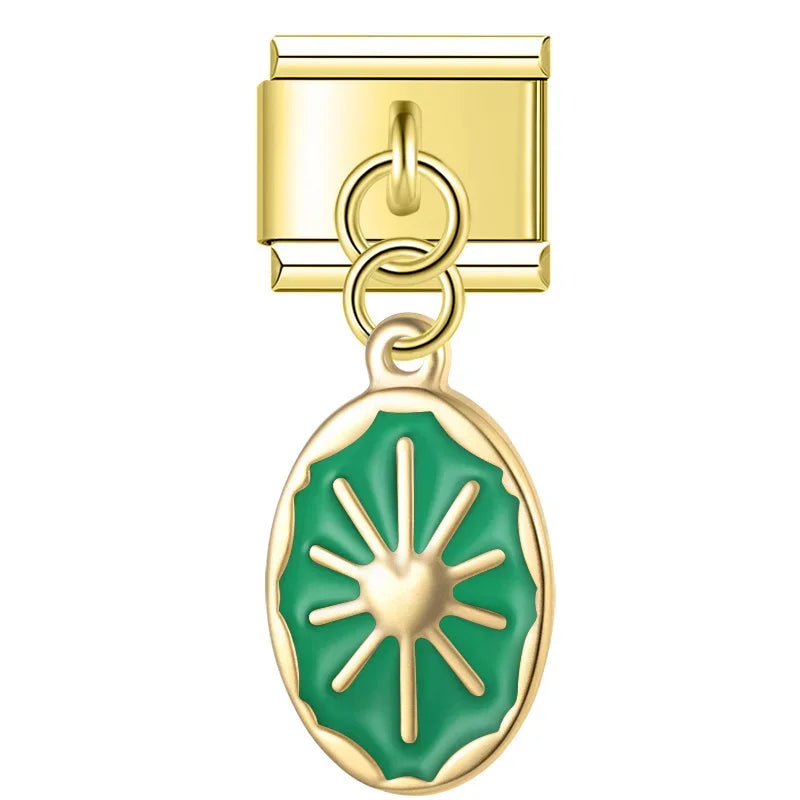 Heart of Gaia - Gold Pendant Charm - Charmris
