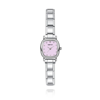 Purple Elegance Square Watches