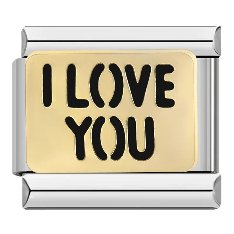 I LOVE YOU - Silver Charm - Charmris