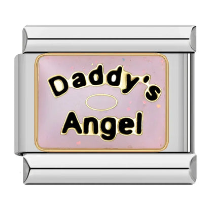 Daddy's Angel - Silver Charm - Charmris