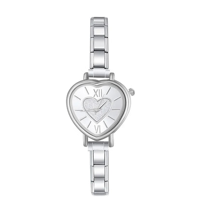 Amora Heart – Silver Women's Watch | Italycharm – Italian charm watch by Italycharm