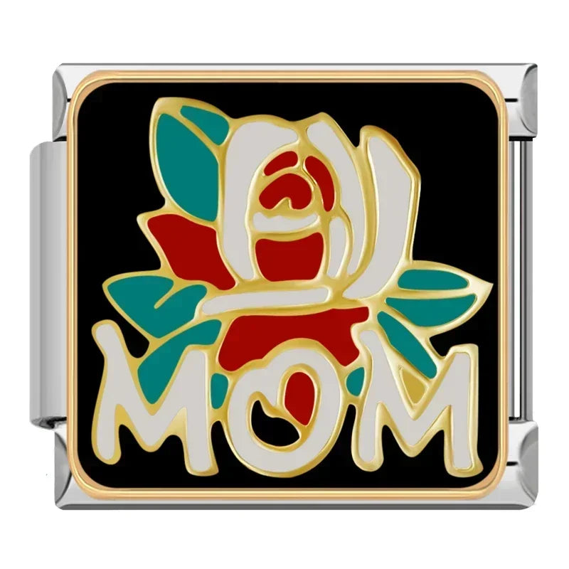 Rose for My Beloved Mom - Silver Charm