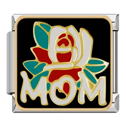 Rose for My Beloved Mom - Silver Charm