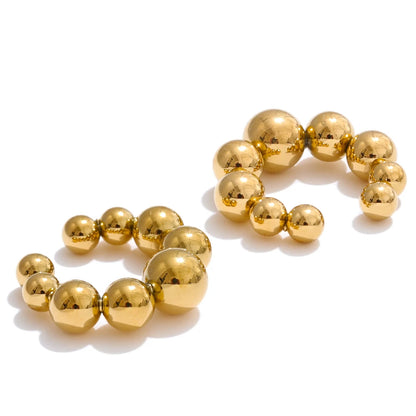 Bubble Beaded Ear Cuff
