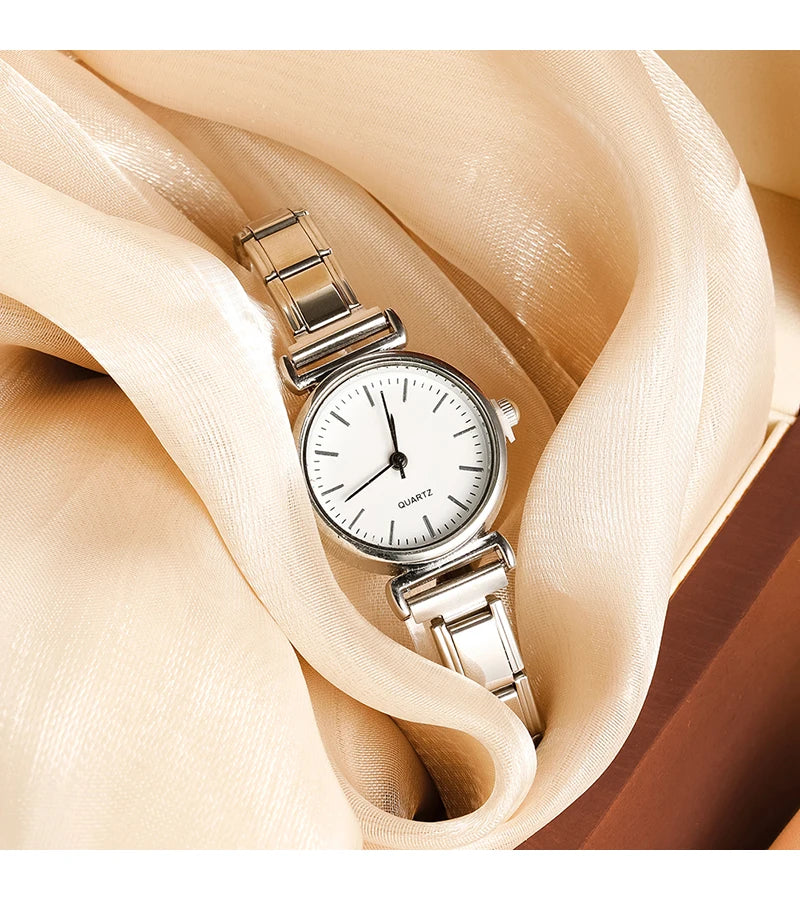 White Sleek Classic Watches