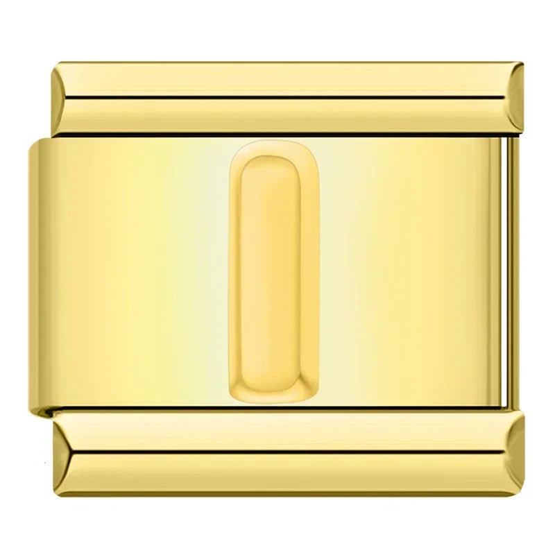 Golden Letter B - Gold Charm - Charmris
