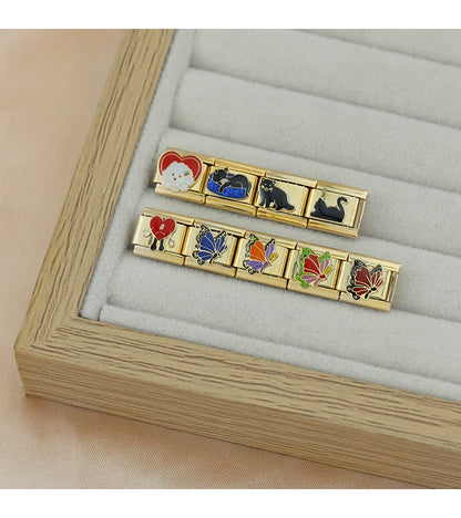 Mystic Cat - Gold Charm - Charmris