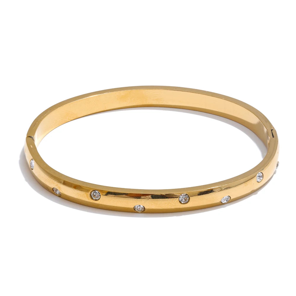 Stargaze Scattered Pavé Bangle