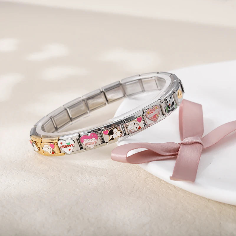 Puppy Love – Matching Gold Italian Charm