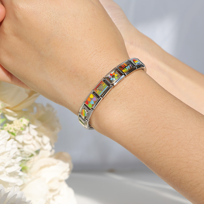 Be Happy - Silver Charm - Charmris