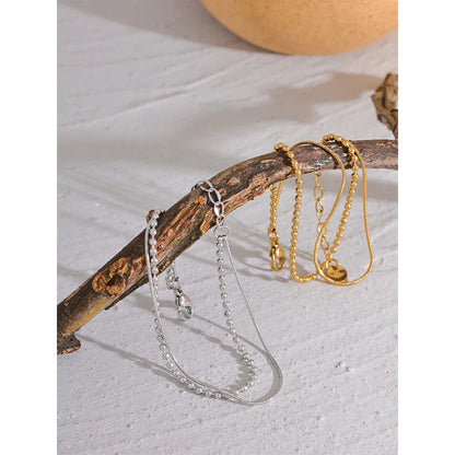 Coastal Double Layer Chain Bracelet