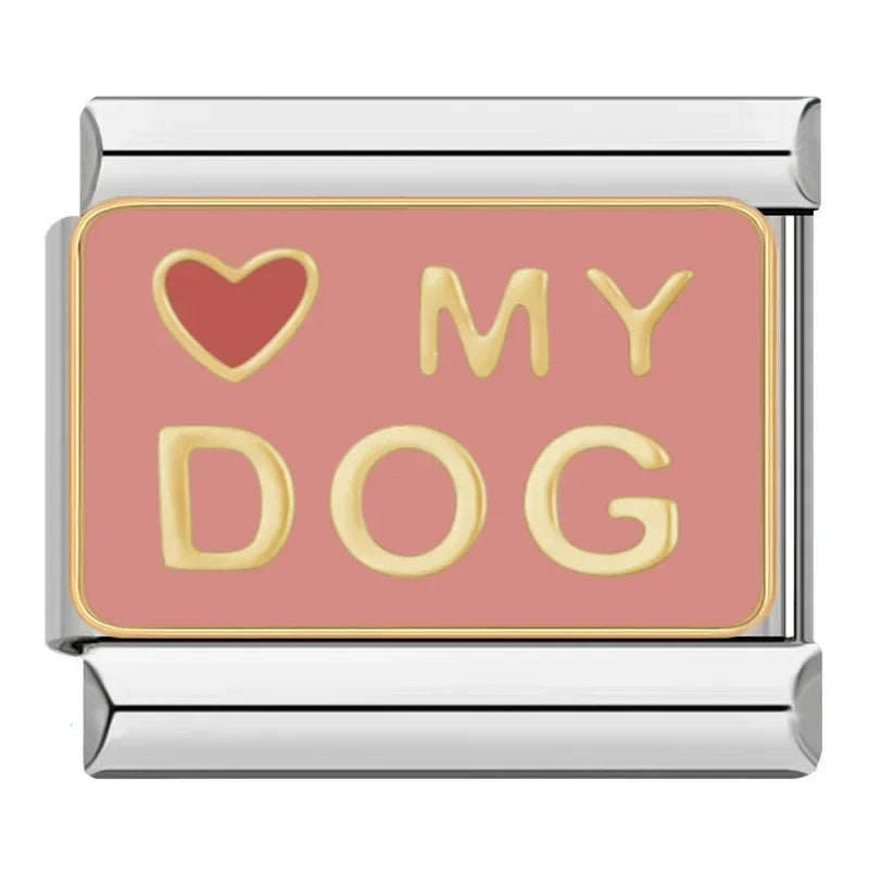 Love my Dog - Silver Charm - Charmris