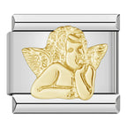 Dreaming Angel - Silver Charm