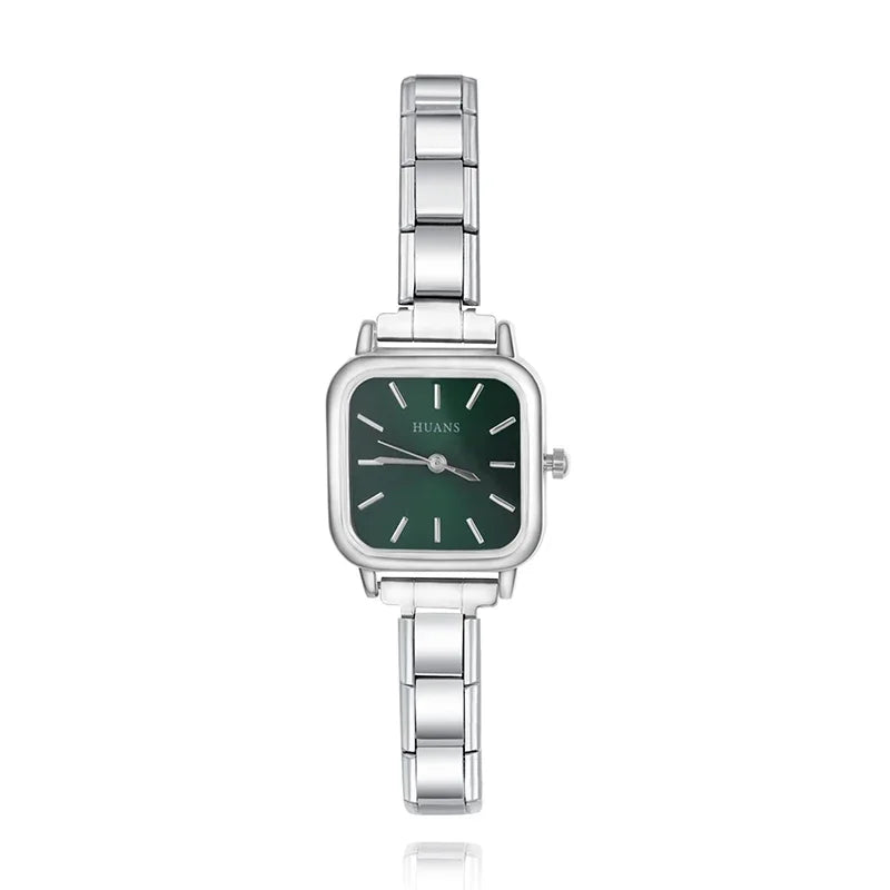Elara Square – Emerald Forest | Italycharm Women's Watch - Charmris