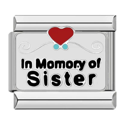 In Memory of Sister - Silver Charm - Charmris
