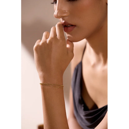 Coastal Double Layer Chain Bracelet