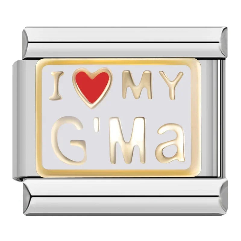 I Love My Grandma - Silver Charm - Charmris