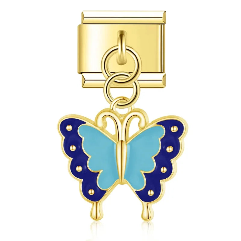 Celestial Butterfly Dream – Gold Pendant Charm