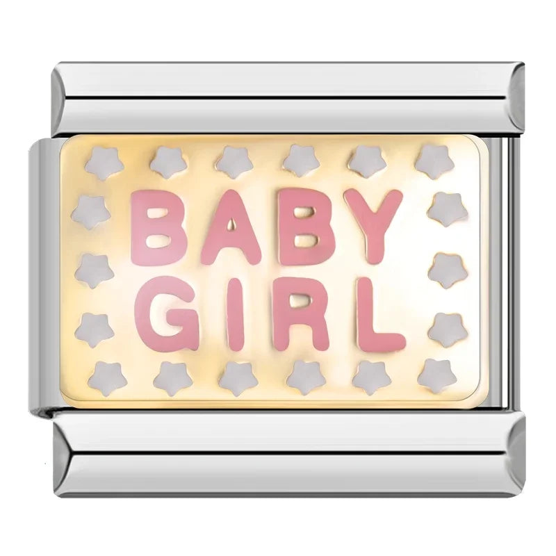 Baby Girl - Silver Charm - Charmris