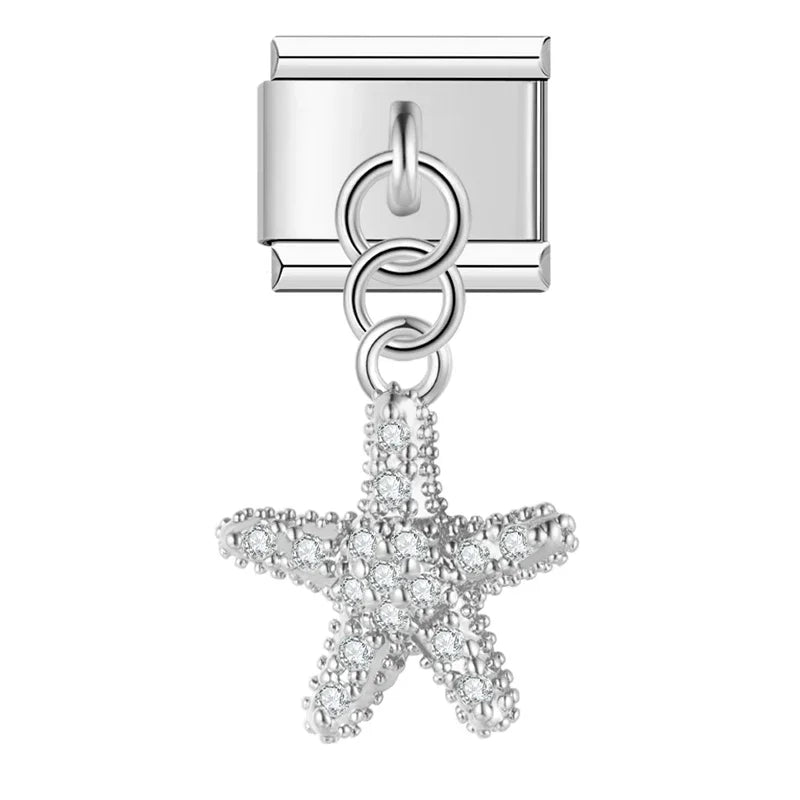 Sparkling Starfish with CZ