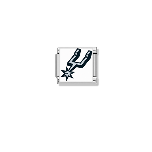 San Antonio Spurs Logo – silver Italian charm by Italycharm