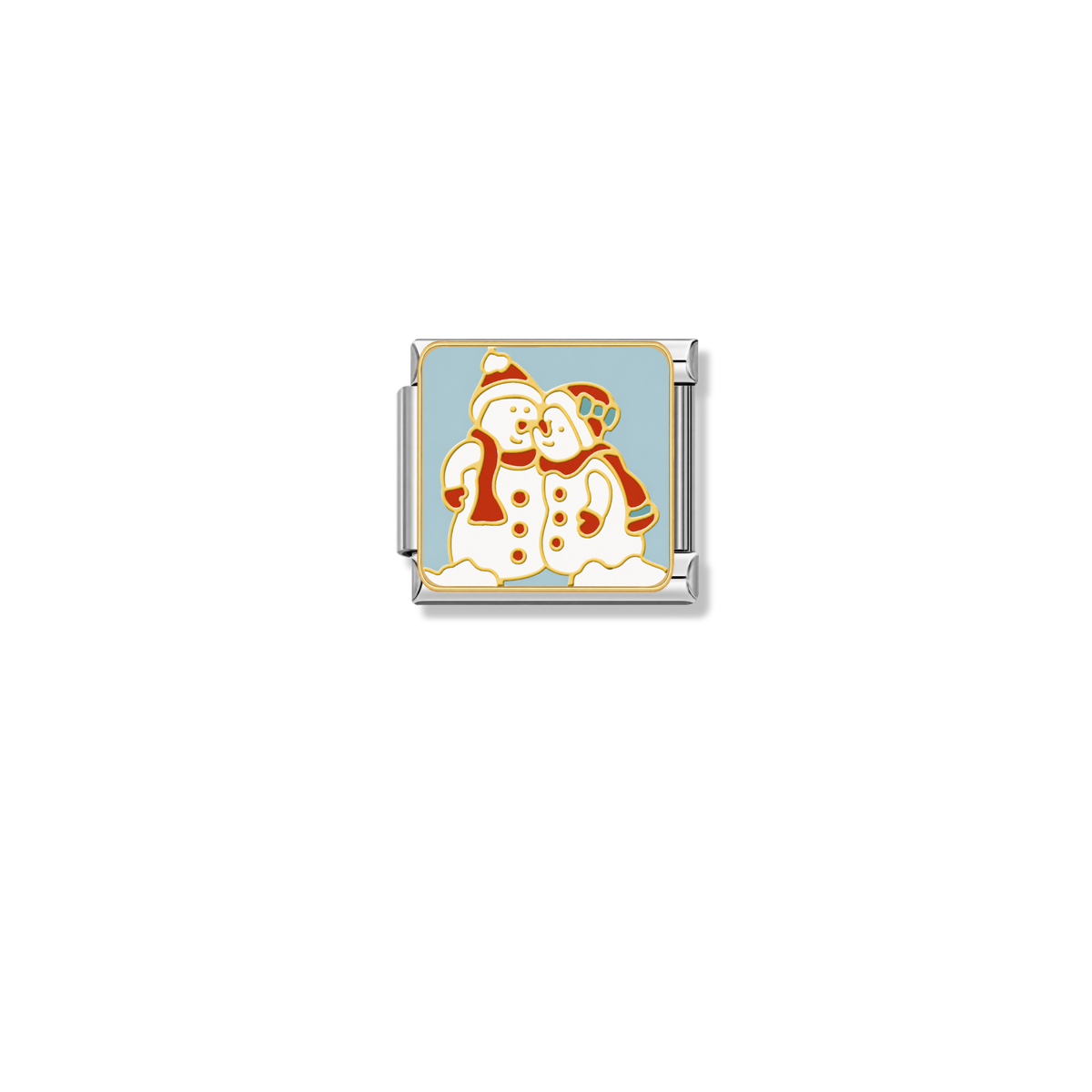 Snowmate Love – silver Italian charm by Italycharm