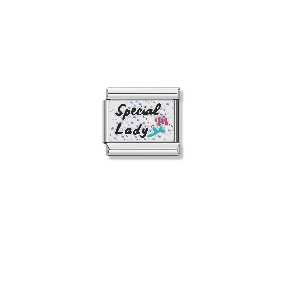 Special Lady – silver Italian charm by Italycharm