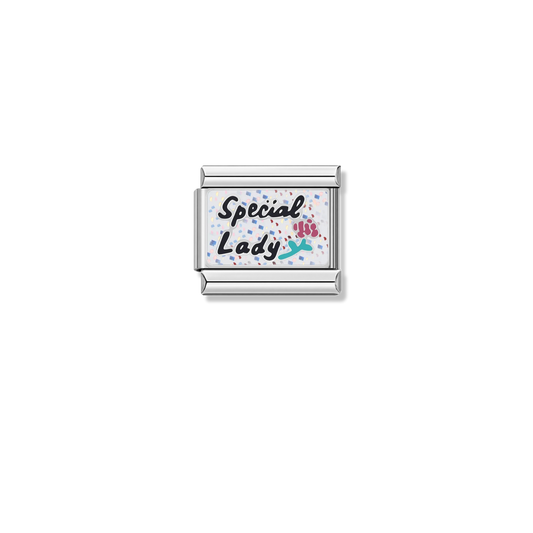 Special Lady – silver Italian charm by Italycharm