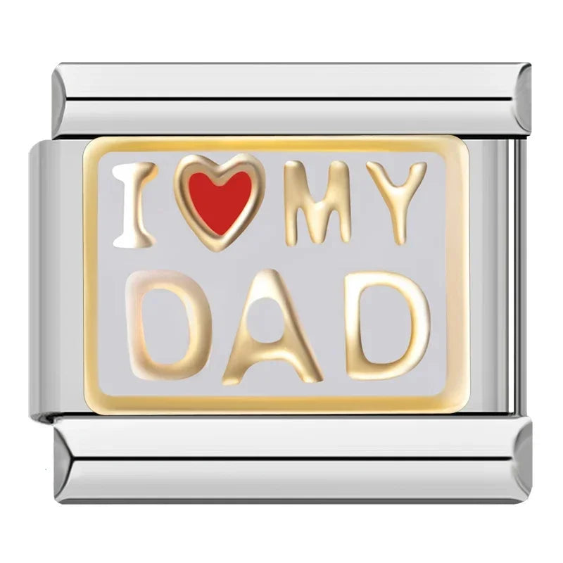 I Love My Dad - Silver Charm - Charmris
