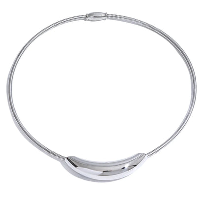 Sculpt Bar Collar Necklace