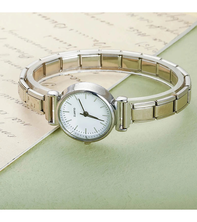 White Sleek Classic Watches