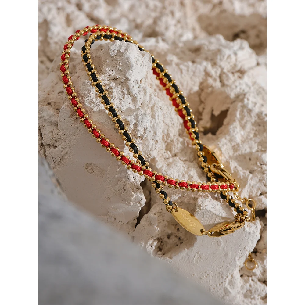 Lucky Red Cord Chain Bracelet